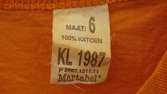 Sportshirt / Shirt, Koninklijke Landmacht, maat: 6, 1987.(Nr.1) - 3