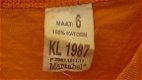 Sportshirt / Shirt, Koninklijke Landmacht, maat: 6, 1987.(Nr.1) - 3 - Thumbnail
