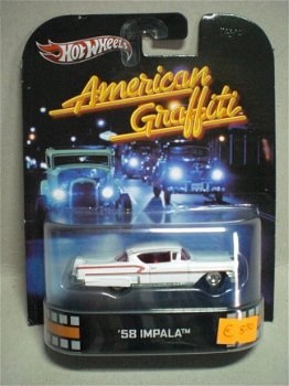 1958 Chevrolet Impala AMERICAN GRAFFITI Hotwheels - 1