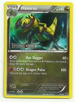 haxorus holo promo 16/20 met promo logo Dragon Vault - 1