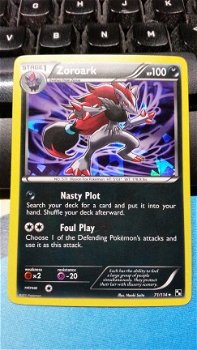 Zoroark 71/114 Shattered Holo Rare Black and White - 0