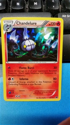 Chandelure  20/99  Shattered Holo Promo BW Next Destinies