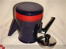 Geëmailleerde koffiepot/theepot, emaille Aa1b