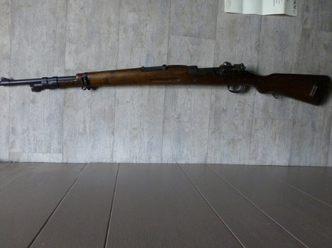 Spaanse Mauser geweer +certificaat - 4