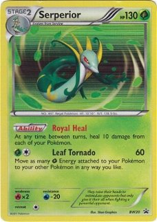 Serperior holo bw20 Promo gebruikt