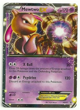 Mewtwo ex bw45 Promo nm - 0