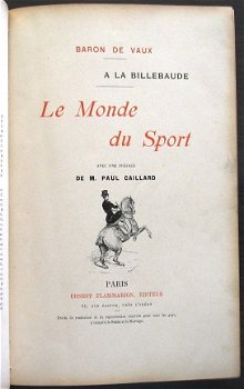 Le Monde du Sport HC Baron de Vaux - Boksen Schermen etc. - 5