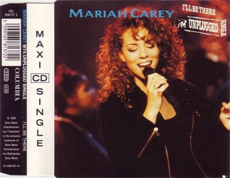 Mariah Carey - MTV Unplugged - I'll Be There 3 Track CDSingle - 1