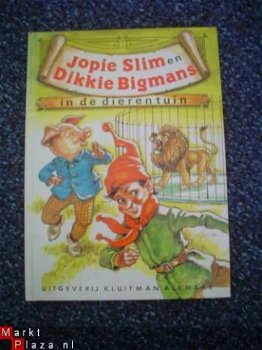Jopie Slim en Dikkie Bigmans in de dierentuin, Joke Kamstra - 1