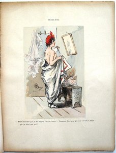 Entre Femmes [c1898] Lami Belle (ill.) Epoque humor satire