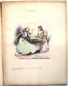 Entre Femmes [c1898] Lami Belle (ill.) Epoque humor satire - 3