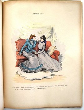 Entre Femmes [c1898] Lami Belle (ill.) Epoque humor satire - 5