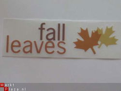 OPRUIMING: rubon title wave fall leaves