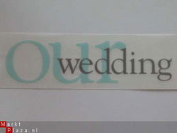 OPRUIMING: rubon title wave our wedding