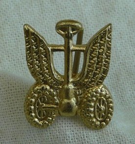 Kraagspiegel Embleem / Collar Tab Emblem, Transport Troepen, USSR / CCCP, jaren'80.(Nr.1) - 1