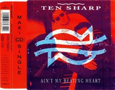 Ten Sharp ‎– Ain't My Beating Heart 4 Track CDSingle