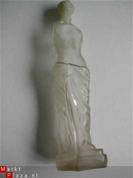 matglas ouzo fles vrouw uit de griekse oudheid 38 cm hoog - 1