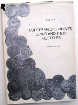 European Crown Size Coins HC Mey + oude gravures van munten - 2