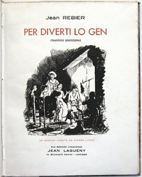 Jean Rebier 1935 Per Diverti Lo Gen - Met opdracht auteur - 2