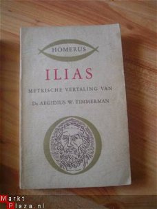 Ilias door Homerus in metrische vertaling