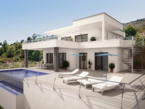 Moraira perceel met nieuwbouw villa te koop - 1