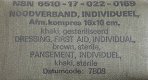 Verband Pakje, Nood, 16x10cm, Koninklijke Landmacht, 1978.(Nr.1) - 1 - Thumbnail