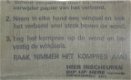 Verband Pakje, Nood, 16x10cm, Koninklijke Landmacht, 1978.(Nr.1) - 3 - Thumbnail