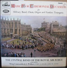 Music For Ceremonial Occasions  Central Band  RAF -UK military LP