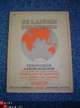 De landen der wereld door Luinge en Stegeman (atlas 1948) - 1