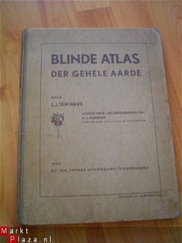 Blinde atlas der gehele aarde 1935 door J.J. ten Have - 1