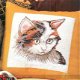 borduurpatroon 3551 twee kussens met katten - 2 - Thumbnail