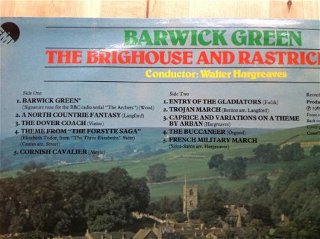 BRIGHOUSE AND RASTRICK BAND - BARWICK GREEN Vinyl LP HaFaBra - 2
