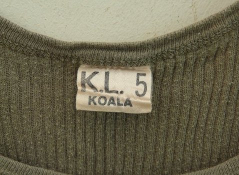 Tricot / Hemd, Koninklijke Landmacht, maat: 5, 1982.(Nr.3) - 2