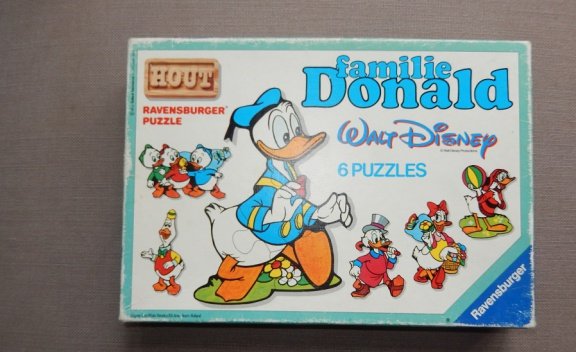 Familie Donald Duck - 6 puzzels - nr. 1