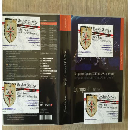 MB navigatie NTG2 CD 2015-2016 Audio 50 APS heel Europa V-17 - nr. 1