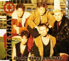 Take That ‎– It Only Takes A Minute 4 Track CDSingle