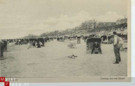 Zandvoort - Zondags aan het strand - 1932 - 1