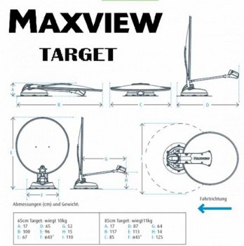 MAXVIEW TARGET 65 CENTIMETER VOL AUTOMATISCHE SCHOTEL - 3