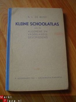 Kleine schoolatlas door A.L. de Bont uit 1954 - 1