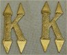 Emblemen Set Epaulet, Kursant / Cadet, USSR / CCCP, jaren'80.(Nr.1) - 0 - Thumbnail