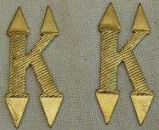 Emblemen Set Epaulet, Kursant / Cadet, USSR / CCCP, jaren'80.(Nr.1)