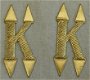 Emblemen Set Epaulet, Kursant / Cadet, USSR / CCCP, jaren'80.(Nr.1) - 1 - Thumbnail