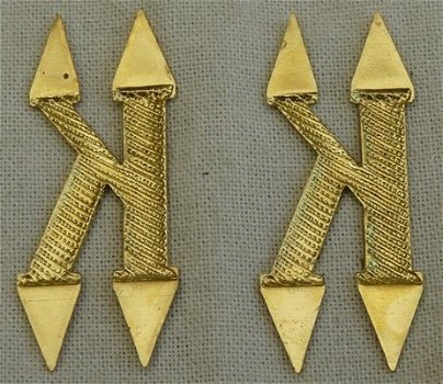 Emblemen Set Epaulet, Kursant / Cadet, USSR / CCCP, jaren'80.(Nr.1) - 2