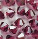 Swarovski 5301 Fuchsia Satin 4mm Per 10 Stuk - 1 - Thumbnail