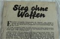Pamflet / Leaflet / Flugblatt, G.27, Sieg ohne Waffen, Engels / UK, 1942.(Nr.1) - 2 - Thumbnail