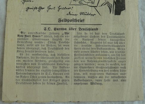 Pamflet / Leaflet / Flugblatt, Nummer 9, Wolkiger Beobachter, Engels / UK, 1940.(Nr.1) - 8