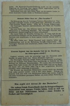 Pamflet / Leaflet / Flugblatt, G.39, NACH HITLERS STURZ, Engels / UK, 1942.(Nr.1) - 4