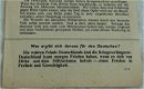 Pamflet / Leaflet / Flugblatt, G.39, NACH HITLERS STURZ, Engels / UK, 1942.(Nr.1) - 6 - Thumbnail