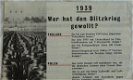 Pamflet / Leaflet / Flugblatt, G.26, 1939 Wer hat den Blitzkrieg gewollt?, Engels / UK, 1943.(Nr.1) - 1 - Thumbnail