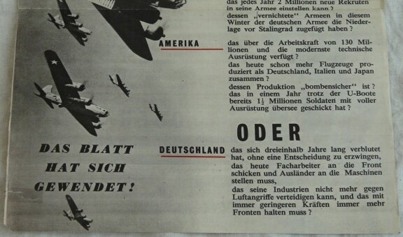 Pamflet / Leaflet / Flugblatt, G.26, 1939 Wer hat den Blitzkrieg gewollt?, Engels / UK, 1943.(Nr.1) - 6